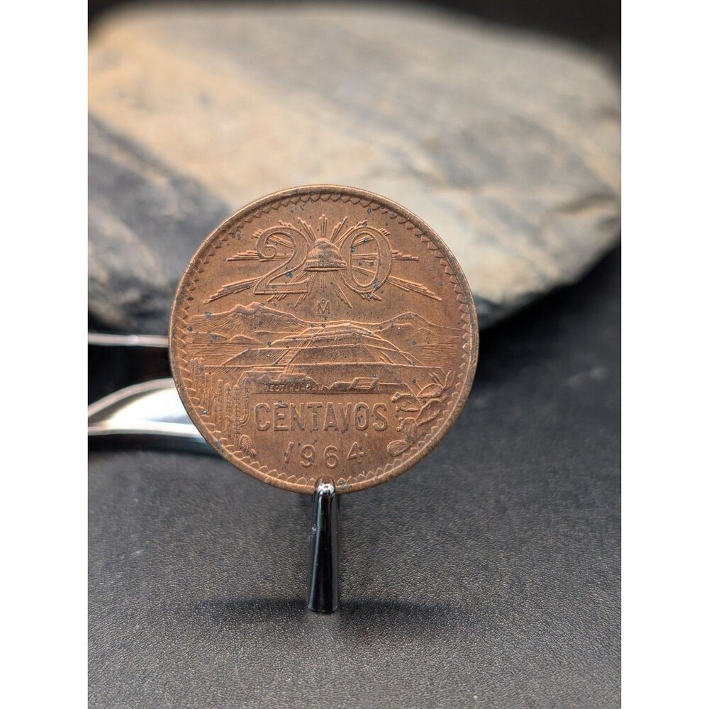 1964 Mexico 20 Centavos • Bronze • Mexico City Mint